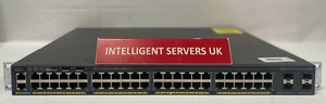 Cisco Catalyst WS-C2960X-48FPS-L 48 GigE PoE 740W, 4 x 1G SFP, LAN Base - Picture 1 of 2