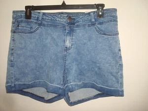 Pantalones Cortos Damas Juniors Bongo Plus Azul Índigo Talla 20W Cintura Alta - Imagen 1 de 2
