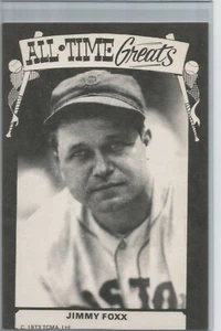 1973-80 TCMA All-Time Greats Post Card   Jimmy Foxx   Blank Back Post Card - Picture 1 of 2