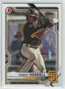 Robert Hassell 2021 Bowman Baseball #BP-120 Padres - Picture 1 of 2
