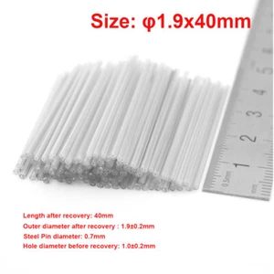 Manicotti protezione giunzioni fusione fibra ottica 1000 pezzi tubo termoretraibile trasparente - Foto 1 di 18