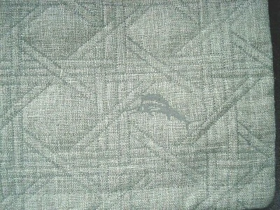 Tommy Bahama Pillow Cover 18" x 18" Green Logo on Front NEW - Image 1 of 4