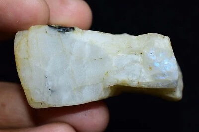 Piedra lunar blanca natural de Ceilán de 232,50 quilates piedra preciosa suelta áspera certificada Foto 1 de 4
