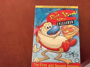 The Ren And Stimpy Show Unleashed DVD - UK - Region 2 - Seasons 1 & 2 John K - Picture 1 of 2
