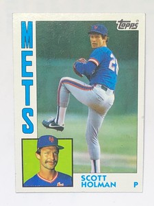 Scott Holman 1984 Topps #13 New York Mets MLB Baseball Card