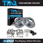 TRQ Rear Brake Calipers Ceramic Pads &amp; Rotors Fits 10-15 Tucson 11-16 Sportage