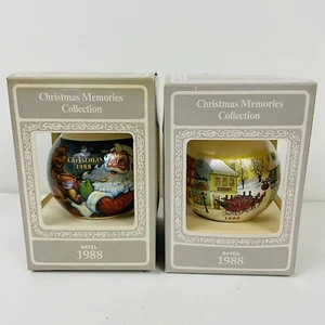 De colección 1988 General Espuma Recuerdo Navidad Adornos Papá Noel Oso de Peluche Trineo Paseo - Imagen 1 de 10