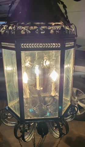 Large Vintage Gothic Style Chandelier Cover