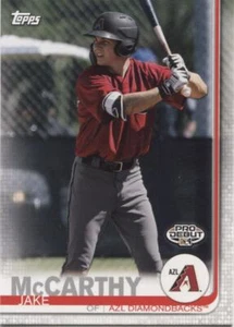 Topps Pro DeBut JAKE McCARTHY 2019 base única - AZL Diamondbacks - #18 - Imagen 1 de 1