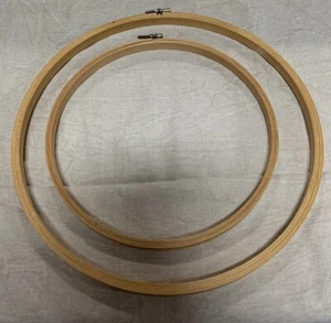 Needle Point Hoop/Ring Frame 9" And 12” - Picture 1 of 4