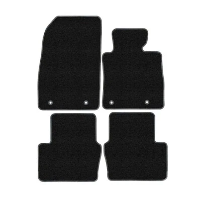 Juego de 4 piezas de tapetes negros premium para coche MAZDA 2 MK4 (2015+) adaptados para MAZDA 2 MK4 (2015+) Foto 1 de 2