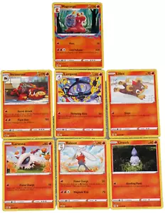 Pokemon Cards Scarlet & Violet 151 TCG 2023 Lot Of 7 Fire - Picture 1 of 24
