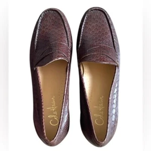 Cole Haan Penny Loafers Brown Leather Womens 9.5 Classic Comfort - Picture 1 of 9