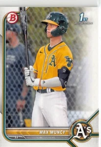 Papel Bowman Max Muncy 2022 1st Bowman Oakland Athletics #BP-89 - Imagen 1 de 2