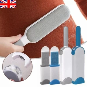 Self Cleaning Double Sided Lint Brush Reusable Sofa Pet Dog Cat Hair Fur Remover - Picture 1 of 13