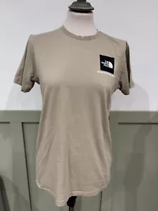 The North Face Taupe Beige T-shirt Women's Medium Boy's XXL UK 10? - Picture 1 of 8
