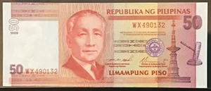 1995 PHILIPPINES PAPER MONEY - 50 PISO BANKNOTE! - Picture 1 of 2