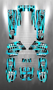 Yamaha Banshee 350 Kit Gráficos Completo Calcomanías Stikers - Imagen 1 de 4