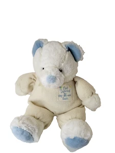 Russ Baby Gott tanzte den Tag, an dem du geboren wurdest blau Plüschbär Rassel Berrie & Co. - Bild 1 von 5