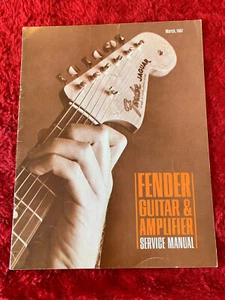 1967 CBS Fender Guitar & Amplifier Service Manual Setup Maintnance Troubleshoot - Picture 1 of 6