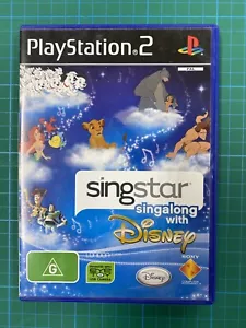 Singstar Singalong with Disney PS2 Playstation 2 - Picture 1 of 1