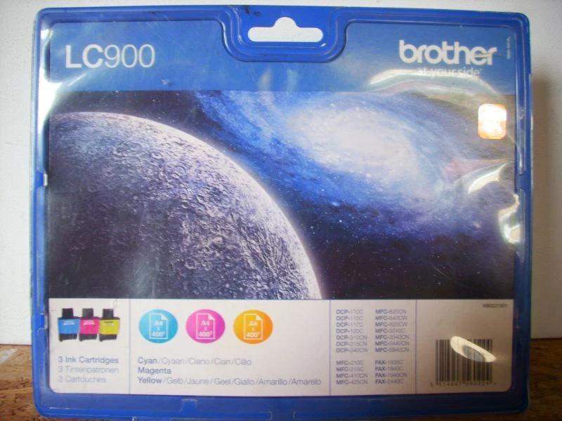 Brother LC900 Tinten 3-er Set cmy  DCP 110C 115C 117C 120C 310CN 315CN 340CW  - Bild 1 von 1