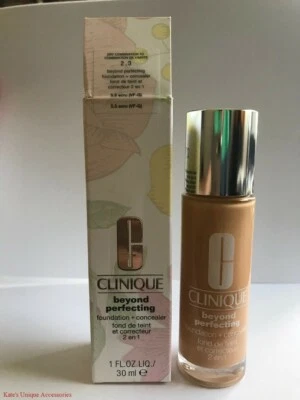 CLINIQUE Beyond Perfecting Foundation & Concealer 5.5 ECRU Full Size BNIB - Image 1 of 2