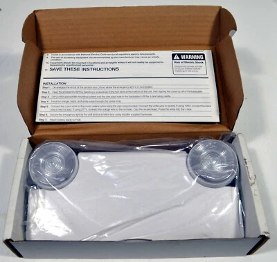 Cooper Lighting All-Pro Thermoplastic Emergency Light-LED Lamps-Damp Rated - Image 1 of 3
