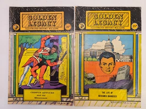 Golden Legacy Volume 3 & 4 Crispus Attucks 1967 & Benjamin Banneker 1968 - Foto 1 di 9