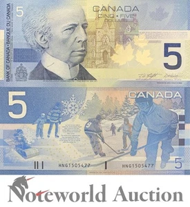 CANADA 5 Dollars 2002 / 2003 P 101b UNC - Picture 1 of 3