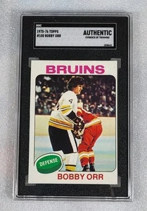 1975-76 Topps Bobby Orr SGC AUTHENTIC #100 - Picture 1 of 2