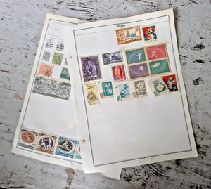 Polonia.  Lote de 30 sellos vintage sin marcar. Usado - Imagen 1 de 4