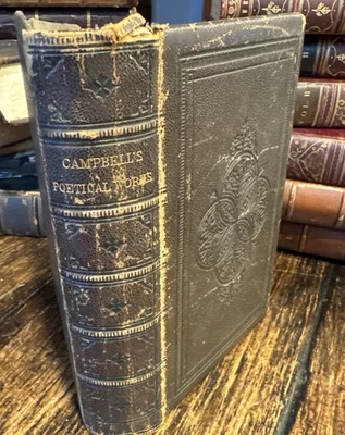 Antique 1868 THE COMPLETE POETICAL WORKS OF THOMAS CAMPBELL  -Illustrated - Image 1 of 4
