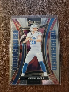2024 Panini Select - Turbocharged Justin Herbert #9 - Chargers - Picture 1 of 4
