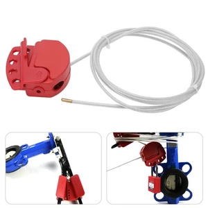 `Cable Lockout Adjustable Design Corrosion Resistant Sturdy Durable Securit - Photo 1/12