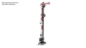 KM1 scala 1 segnale di forma 400437 due ali 1:32 DB albero grigio nuovo IMBALLO ORIGINALE segnale nuovo - Foto 1 di 7