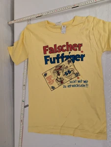 Camisetas.   Proverbios años 80.  "Falso fuffziger" y un gráfico - Imagen 1 de 2