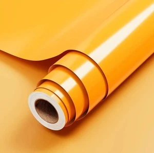 Permanent Self Adhesive Craft Vinyl 12in x 10FT Maize Yellow for Cricut - Picture 1 of 9
