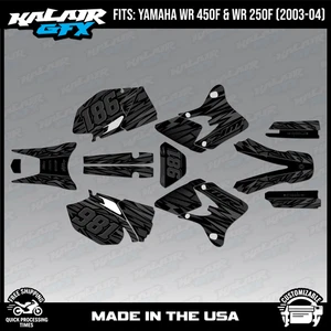 Graphics Kit for YAMAHA WR250F and WR450F (2003-2004) Twitch-Smoke - Picture 1 of 4