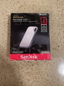 Disque SSD PORTABLE SANDISK EXTREME 2 To SDSSDE61-2T00-AW25 -3183 - Neuf - Photo 1/6