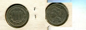 1874 THREE CENT PIECE TYPE COIN FINE 5088T - Picture 1 of 1