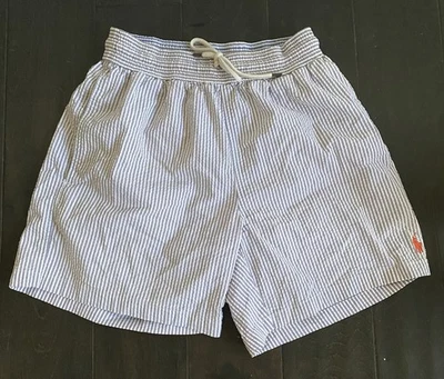 🔥Pantalones cortos de natación a rayas forrados talla S Ralph Lauren para hombre🔥 Foto 1 de 4