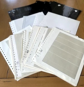 40 pagine stock Lindner leggermente usate - varie configurazioni tascabili - Foto 1 di 1