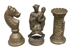 Konvolut 3 stilisierte Schachspiele Vintage - Bild 1 von 4