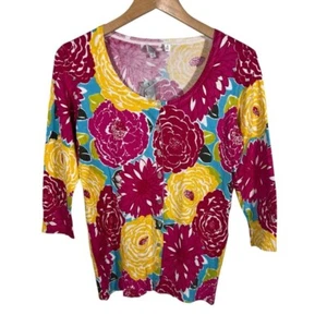 Joseph A Strickjacke mit Blumenmuster Größe S - Bild 1 von 6