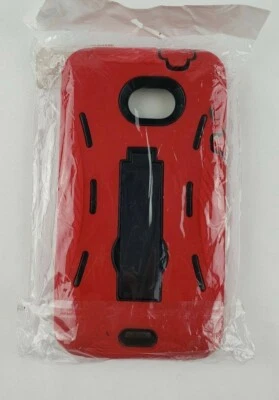 Red Grip Phone Case with Kickstand for HTC Evo 4G LTE - Image 1 of 2