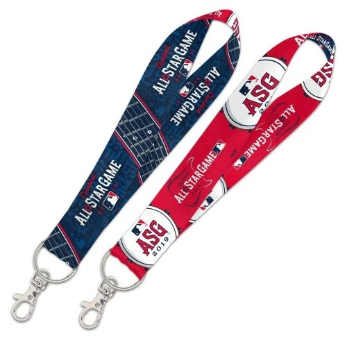 2019 MLB ALL STAR GAME WRISTLET LANYARD KEY CHAIN 1" WIDE 8" LONG W/ CLASP - Image 1 of 1
