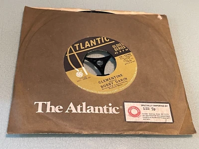 Bobby Darin – Clementine - Lazy River - Vinyl Record 7" Single - Atlantic Group - Image 1 of 4