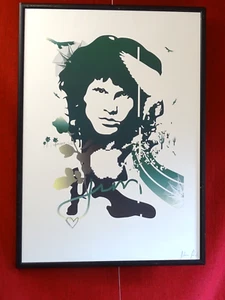 Jim Morrison Doors giclee monoprint art I wanna be Adam Pointer Apple Radiohead - Picture 1 of 7