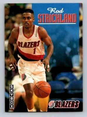 Skybox Rod Strickland #394 Portland Trail Blazers 1992-93 Foto 1 de 2